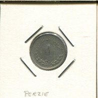 IRAN 1 RIAL 1955 / 1334 Islamisch Münze #AS105.D.D.A - Irán