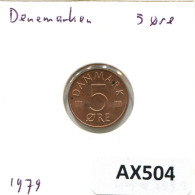 5 ORE 1979 DANEMARK DENMARK Pièce Margrethe II #AX504.F.A - Dinamarca