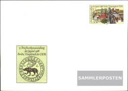 DDR P94 Official Postcard Gefälligkeitsgestempelt Used 1986 Stamp Exhibition. - Sonstige & Ohne Zuordnung