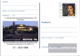 FRD (FR.Germany) PSo43 Official Special Postcards Gefälligkeitsgestempelt Used 1996 MOTIVA 96 - Otros & Sin Clasificación