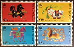Hong Kong 1990 Year Of The Horse MNH - Unused Stamps