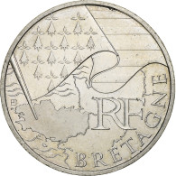 France, 10 Euro, Bretagne, 2010, Paris, Argent, SUP+, KM:1648 - Frankreich