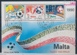 Malta Block11 (kompl.Ausg.) Gestempelt 1990 Fußball (10388255 - Malte (...-1964)