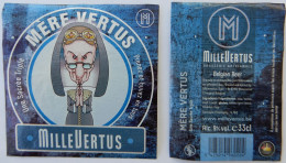 Bier Etiket (5L6), étiquette De Bière, Beer Label, Mère Vertus Brouwerij Millevertus - Bier