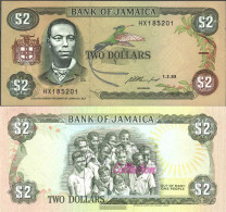 Jamaica Pick-number: 69e Uncirculated 1993 2 Dollars - Giamaica