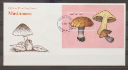 Bhutan Block 196 Gestempelt Als FDC / Pilze #GC405 - Bhoutan