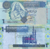 Libya Pick-number: 68a Uncirculated 2004 1 Dinar - Libyen