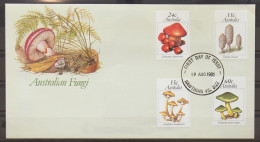 Australien 762-765 Gestempelt Als FDC / Pilze #GC396 - Altri & Non Classificati