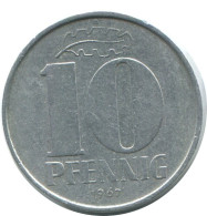 10 PFENNIG 1967 A DDR EAST GERMANY Coin #AE092.U.A - 10 Pfennig
