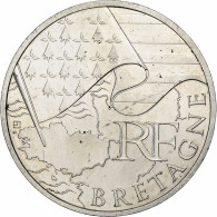 France, 10 Euro, Bretagne, 2010, Paris, Argent, SPL, KM:1648 - Frankreich