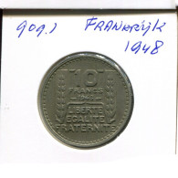 10 FRANCS 1948 FRANKREICH FRANCE Französisch Münze #AN418.D.A - 10 Francs