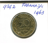 50 CENTIMES 1963 FRANCE French Coin #AN230.U.A - 50 Centimes