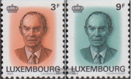 Luxembourg 1225-1226 (complete Issue) Unmounted Mint / Never Hinged 1989 Grand Duke Jean - Ungebraucht