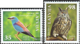 Latvia 788-789 (complete Issue) Unmounted Mint / Never Hinged 2010 Birds - Latvia