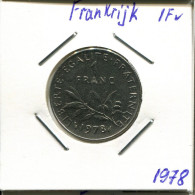 1 FRANC 1978 FRANCE Coin French Coin #AM575.U.A - 1 Franc