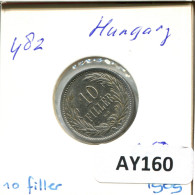 10 FILLER 1909 HONGRIE HUNGARY Pièce #AY160.2.F.A - Hungría