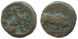 BULL Antiguo GRIEGO ANTIGUO Moneda 2.1g/12mm #SAV1197.11.E.A - Griechische Münzen