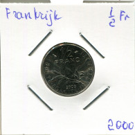1/2 FRANC 2000 FRANCE Pièce Française #AM936.F.A - 1/2 Franc