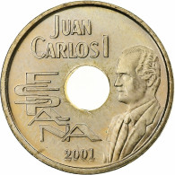 Espagne, 25 Pesetas, 2001, Madrid, Bronze-Aluminium, SPL, KM:1013 - 25 Pesetas