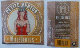 Bier Etiket (5m5), étiquette De Bière, Beer Label, Petite Vertus Brouwerij Millevertus - Birra