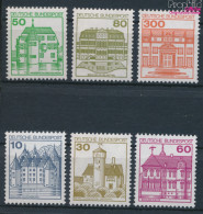 BRD 913,914,1028,1038,1140 1143A II (kompl.Ausg.) Letterset Postfrisch 1987 Burgen Und Schlösser (10348137 - Neufs