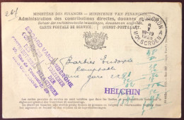 Belgique, Cachet MOUSCRON A MOESCROEN A 8.I.1925 Sur Carte Officielle - (W1420) - Autres & Non Classés