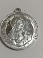 Ricordo Della Mia Prima  Comunione  Remember The First Communion -  Insigne Religieux Médaille Religieuse - Religion &  Esoterik