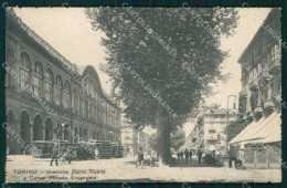 Torino Città Stazione Porta Nuova Tram Corso Vittorio Emanuele Cartolina MZ8499 - Andere & Zonder Classificatie