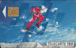 France: France Telecom 04/91 F151 Skieur - 1991