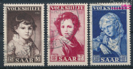 Saarland 338-340 (kompl.Ausg.) Gestempelt 1952 Volkshilfe: Gemälde (III) (10377615 - Oblitérés