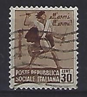 Italy 1944  Denkmaler (o) Mi.656 X - Usados