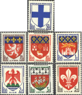 France 1217-1223 (complete Issue) Unmounted Mint / Never Hinged 1958 Crest - Nuovi