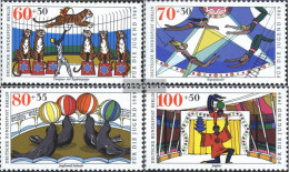 Berlin (West) 838-841 (complete Issue) Ersttagsblatt 1989 Youth: Circus - 1er Día – FDC (hojas)