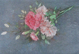 FLOWERS LENTICULAR 3D Vintage Postcard CPSM #PAZ175.A - Flores
