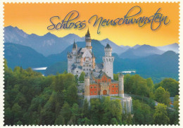 8 AK Germany / Bayern * Königsschloss Neuschwanstein Auch Mit Innenaufnahmen Sängersaal (2x), Thronsaal* - Füssen