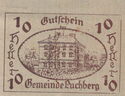 10 HELLER 1921 Stadt PUCHBERG BEI WELS Oberösterreich Österreich Notgeld Papiergeld Banknote #PG655 - Lokale Ausgaben