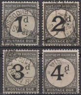 Northern Rhodesia - Postage Due - Set Of 4 - Mi 1~4 - 1929 - Rhodesia Del Nord (...-1963)