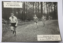 Carte Publicitaire - Championnat Paris Cross Country Féminin - Femina Sports - Laboratoires Prestie-Velox - Atletismo