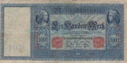 100 MARK 1910 DEUTSCHLAND Papiergeld Banknote #PL239 - Lokale Ausgaben