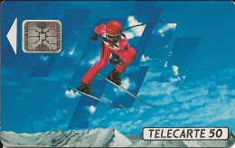 France: France Telecom 04/91 F150B Skieur - 1991