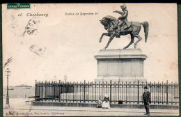 50 - CHERBOURG - Statue De Napoléon 1er - Cherbourg