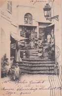 C5- ALGER -  RUE ARABE - ANIMATION - HABITANTS - EDIT. BAUDOUIN , MARSEILLE - EN  1903 - ( 2 SCANS ) - Algiers