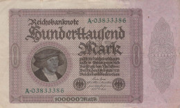 100000 MARK 1923 Stadt BERLIN DEUTSCHLAND Papiergeld Banknote #PL136 - [11] Lokale Uitgaven