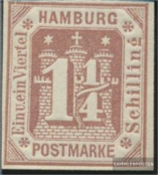 Hamburg 20U ND Reissue Ungezähnt Unmounted Mint / Never Hinged 1866 Hamburg Coat Of Arms - Hamburg (Amburgo)