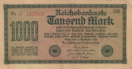 1000 MARK 1922 Stadt BERLIN DEUTSCHLAND Papiergeld Banknote #PL442 - [11] Emisiones Locales