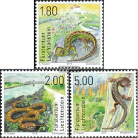 Liechtenstein 1758-1760 (complete Issue) Unmounted Mint / Never Hinged 2015 Reptiles - Ungebraucht