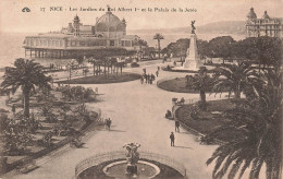 FRANCE - Nice - Les Jardins Du Roi Albert Ier Et Le Palais De La Jetée - Animé - Vue Générale - Carte Postale Ancienne - Parken En Tuinen