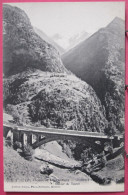 Suisse - Chemin De Fer Martigny Chatelard - Pont De Finhaut - Glacier De Trient - CPA En Très Bon état - Martigny