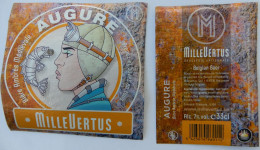 Bier Etiket (5r5), étiquette De Bière, Beer Label, Augure Brouwerij Millevertus - Bière