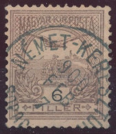 1900. Turul 6f Stamp, NEMET-KERESZTUR/SOPRON VM. - Gebraucht